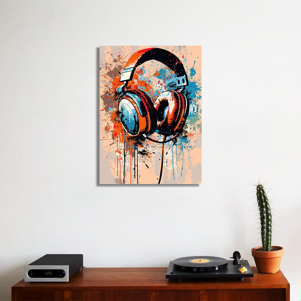 Amazon.com: Ypxzzj Graffiti Headphone Canvas Wall Art Poster Amazon.com: Ypxzzj Graffiti Headphone Canvas Wall Art Poster